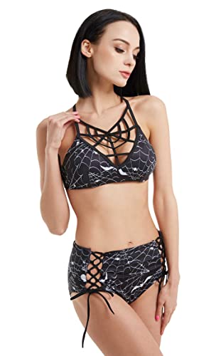 haikyuu Women Bikini Set Two Piece Swimsuit Set Goth Bathing Suit Swimwear