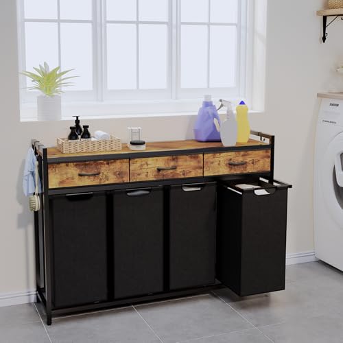 Timberer JW-26660 Laundry Hamper, Laundry Sorter 4 Section thumb #8