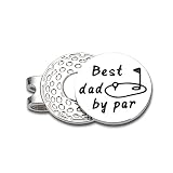 GGOJAGST for Men Dad from Daughter Golf Ball Markers with Hat Clips Value Sets for Men Women Golfer