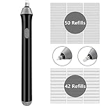 GuDoQi Electric Eraser, 92 Eraser Refills, 2 Sizes, 2.5/5mm, Battery Operated, Precision Pencil Rubber for Drawing and Sketching, Automatic Rubber for Artists, Students, Engineers