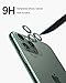 FilmHoo Camera Lens Screen Protector for iPhone 11 Pro(5.8) / Pro Max(6.5) Tempered Glass,High Definition Anti-Scratch/Dust/Water/Fog, Metal Ring Film - Midnight Green（Set of 3）