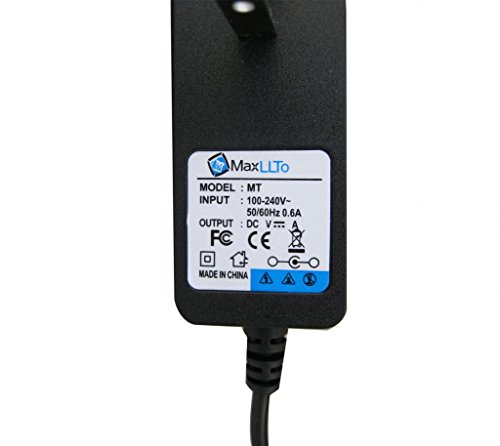 6V 300Ma Ac Power Adapter, Maxllto Home Charger W/5.5X2.5Mm Connector Compatible For Kss05-060-0300B For Parent Unit On Motorola Mbp10 Baby Monitor Wall Charger Supply Cord - Black, 3Ft Long Cable #TOP2