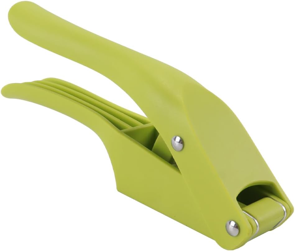 Riven Garlic Press 2 in 1 Garlic Slicer, Crusher with Peeler and Brush for Ginger image 3