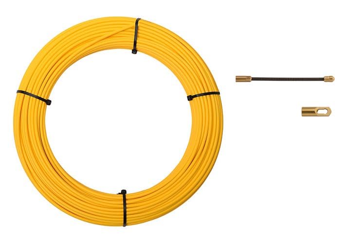 Sonda de fibra autoenergética Anguila de 3,5mm y 50m en color amarillo para pasar cables