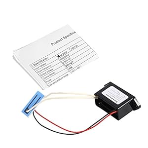 BORDSTRACT Generatore di ozono in Ceramica per Uso Auto, sterilizzatore ad Aria a densità 200 MG/h Basso consumo energetico con scarica a Corona (12V/220V Opzionale)(DC12V / 200mg)