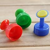 3PCS -Flaschensprinkler, Tragbare und Praktische Wasserdüse, Schöne Duschform für Verschiedene Flaschen, Ideal für die Gartenarbeit und Landwirtschaft, Bequemes Wasserwerkzeug mit (GREEN)