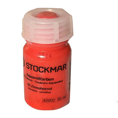 Stockmar Peinture aquarelle 50 ml, couleur : rouge vermillon Cover