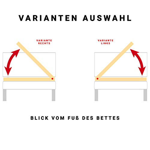MaDeRa 7-zone lattenbodem voor bedkastfunctie, 28 veerlijsten, berkenhout afmeting 120 x 200 cm, kleur opening naar rechts - Afbeelding 3