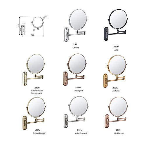 Miroir de rasage double face pour éviter les postures inconfortables - 4