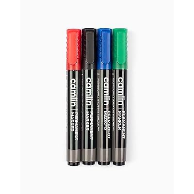 Camlin Permanent Marker Pen - 4 Pieces