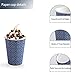 Clawsoff 300 Pack Paper Cups 8 oz, Disposable Hot/Cold Beverage Drinking Cups, 8 OZ Paper Coffee Cups, Navy Floral Coffee Cups for Party, Picnic, Travel, and Events.