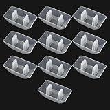 Zeizafa Lot de 10 pots d'huile de rechange résistants aux hautes températures pour hotte de cuisinière, entretien facile