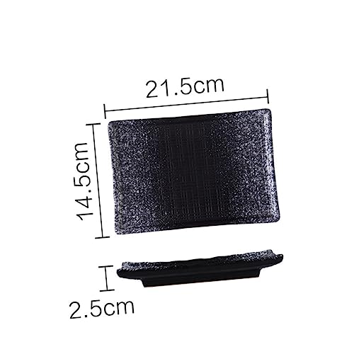 Alipis 2pcs Platos Rectangulares de Sushi Estilo Japonés miniatura 2