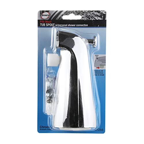 Danco Diverter In Chrome 89266 Universal Tub Spout With Handheld Shower Fitting, Pack Of 1 #TOP7