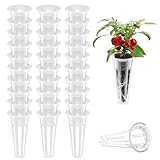 50 Pack Grow Baskets for Hydroponic Growing System, Seed pods Basket Compatible with aero Garden Grow Sponge Starter pods
