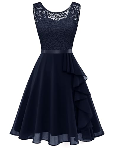 BeryLove Abendkleid in Navy - Elegant und stilvoll
