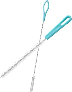 2 Piece Tube Cleaning Brush with Fine Bristles and Hanging Hole