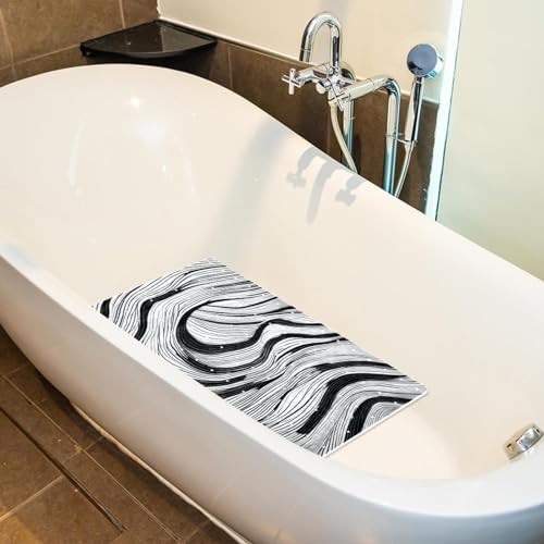 Tapis de bain de qualité supérieure avec ventouses et technologie de séchage rapide