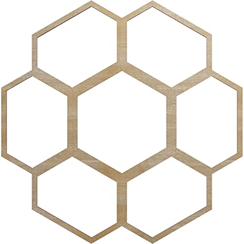 Image of Ekena Millwork 22 inchOD x 9 3 /8 inchID x 1 /4 inchT Florin Wood Fretwork Pierced Ceiling Medallion, Birch