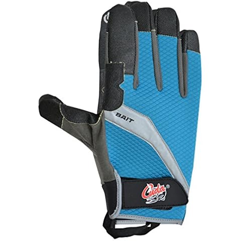 Guantes de pesca Cuda 18357, azul y negro, XL Cover
