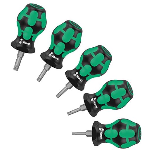 Wera '05008876001 Stubby Set TX 1 Schraubendreher-Satz, 5-teilig
