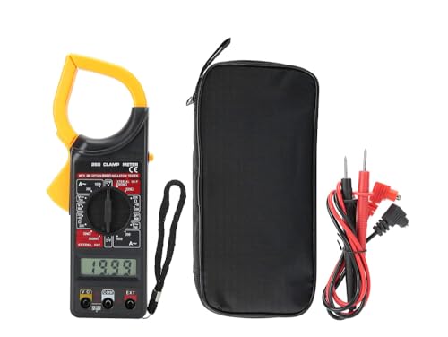 PINZA AMPEROMETRICA DIGITALE TESTER TENSIONE AC DC MULTIMETRO CON PUNTALI