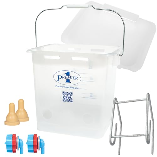 Premier 1 Lamb N Kid Prima Orphan Bucket (2.5 Gallon Square - 2 Holes)