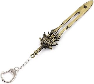 Keychain G o d of W a r Kratos Blade of O l y m p u s Hand Made Gifts for Men and Boys - 12.3 Cm Zinc Alloy