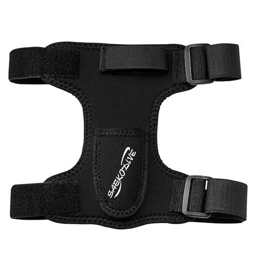 Saekodive Neoprene Thigh Knife Holster with Leg Straps for Dive Knife
