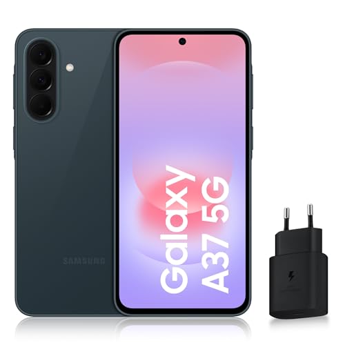 Samsung Galaxy A37 5G, Smartphone Android, 128 Go, Chargeur Secteur Rapide 25W Inclus, Smartphone...