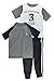 US Polo Assn Big Boys White Top 3pc Sweat Suit Set