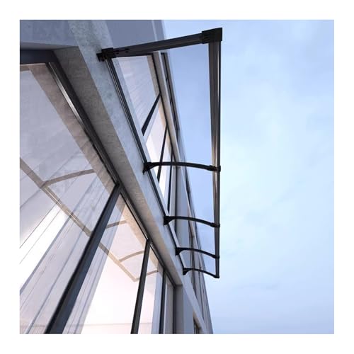 Markise für Türeingang, Türmarkisen außen, Fenstermarkise, Türvordach, Metallmarkisen für Fenster, großes Spülbeckendesign, mit Kunststoff-Stahlhalterung, Türmarkise aus Polycarbonat (65 x 1 Markise für Türeingang, Türmarkisen außen, Fenstermarkise, Türvordach, Metallmarkisen für Fenster, großes Spülbeckendesign, mit Kunststoff-Stahlhalterung, Türmarkise aus Polycarbonat (65 x 1