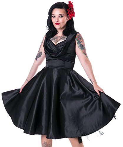 Rockabella Kleid Lady Lauren Dress Schwarz L