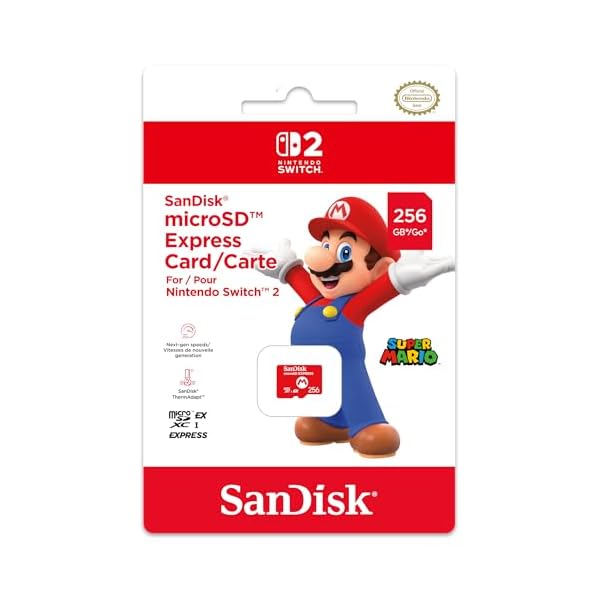 Sandisk Micro SD Express Card for Nintendo Switch 2