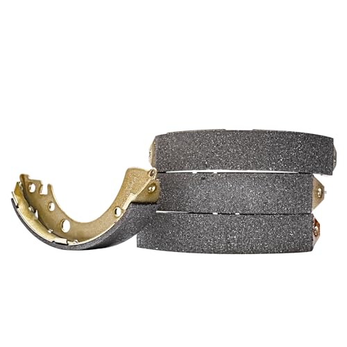 Image of Detroit Axle - Rear Brake Shoes for 1992-2005 Honda Civic 1982-1989 Accord 1997-2000 Acura EL 2007-2008 Honda Fit, Semi-metallic Brake Shoes Replacement