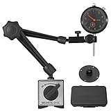 【Conjunto Práctico】Este Conjunto Contiene Un Indicador de Cuadrante Mecánico de Alta Calidad (0-20 mm) con Una Precisión de 0,01 mm y Un Trípode Magnético de 80 kg (176 lb).