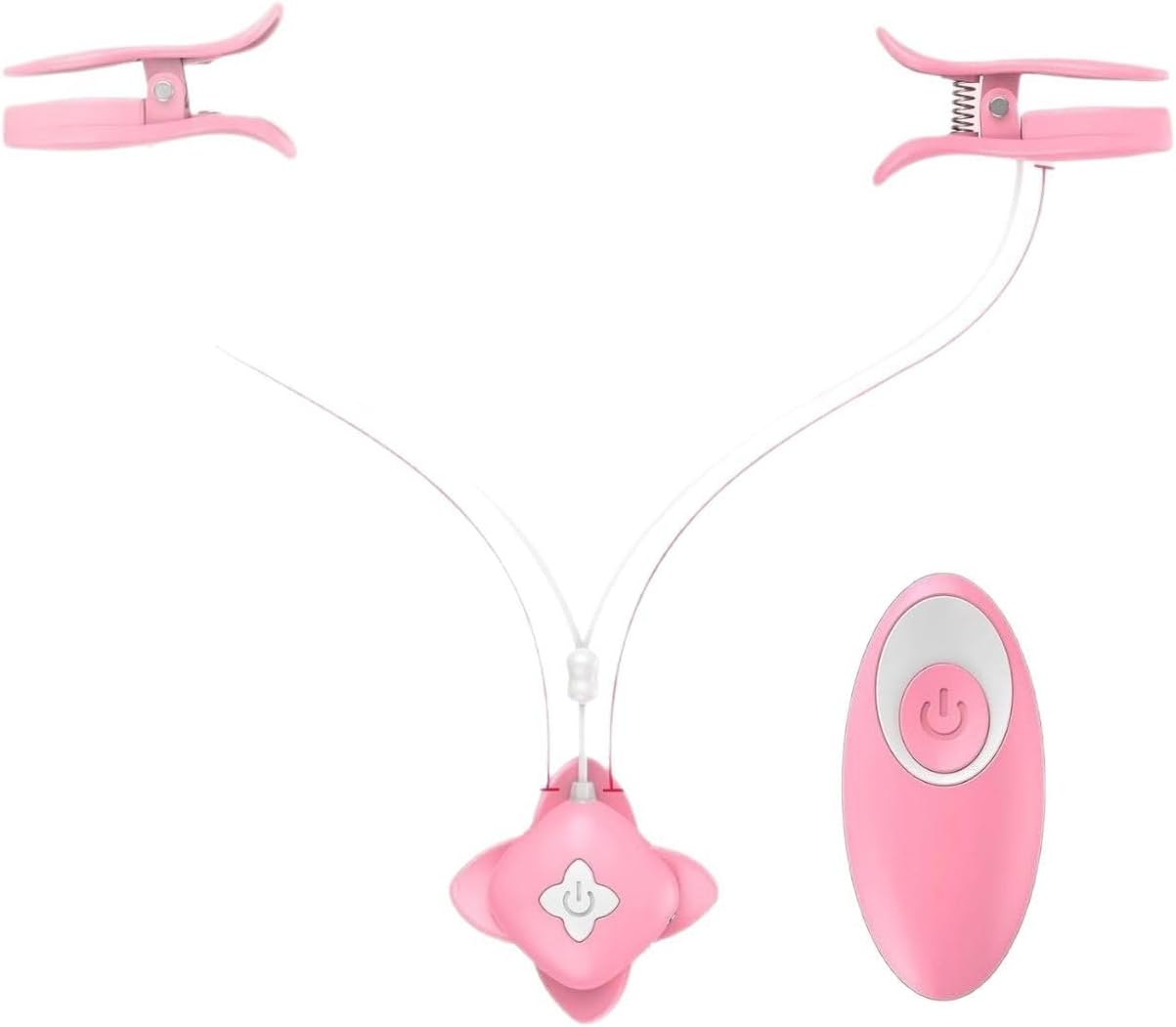 Strong Vibrating Nipple Clamps Nipple Toys for Women Couples BDSM Restraints Breast Clips Female Sexual Pleasure Sex Toys Flirting Stimulate for Adult Play