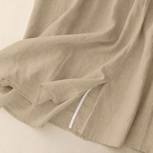 Jupe midi ample et confortable à taille haute extensible en taille XXL - 5