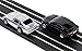 Scalextric Micro James Bond No Time to Die 1:64 Battery Powered Slot Car Race Track Set G1161T, Black