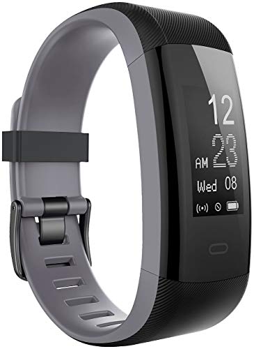 Newgen Medicals Smartwatch GPS Puls: Premium-GPS-Fitness-Armband, XL-Touchdisplay, Puls (Versandr&uuml;ckl&auml;ufer) (Fitness-Uhren wasserdicht, Armbanduhr)