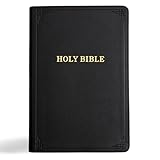 KJV Holy Bible, Giant Print with Cross-References, Black LeatherTouch with Decorative Cover Accents, Ribbon Marker, Red Letter, Full-Color Maps, Easy-to-Read Bible MCM Type, King James Version