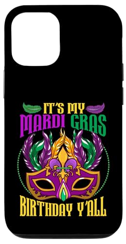 Mardi Gras Birthday Party Men Women Boys Girls Mask NOLA Case for iPhone 12/12 Pro