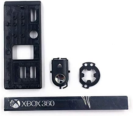 New Replacement Top Upper & Bottom Cover Full Housing Shell Case Cover with Kits for Xbox 360 E Console Black