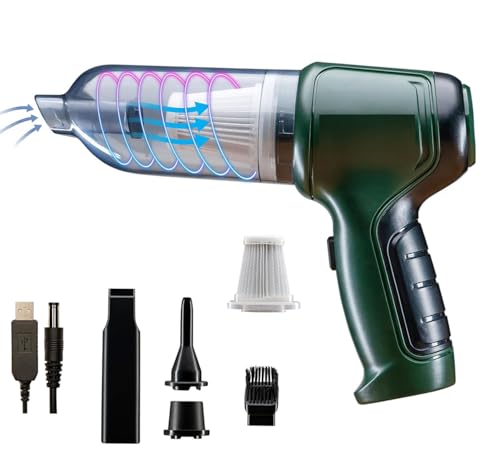 Image of SUPERSTUD Vacuum Cleaner for Home Use Wet and Dry | Car Vacuum Cleaner 3 in 1 with 4 Attachments & Blower | Cordless Vacuum Cleaner for Home /Office /Car /Keyboard /Travel /Sofa /Office (Green)