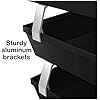 Acrimet Facility 2 Tier Letter Tray, Side Load, Letter Size/A4, Desktop File Organizer, Plastic (Black Color - View #10