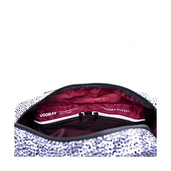 Vooray 25L Trainer Duffel Bag – Lightweight Travel Bag, Sports Gym Bag for Women and Men with Shoe Pocket, Weekender Bag for Overnight, Football, Traveling - Hospital Bag, Workout Bag - Image 3