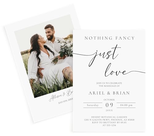 All Ewired Up Wedding Invitations and Envelopes, Nothing Fancy, Just
