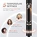 MiroPure Flat Iron Hair Straightener, 1 Inch Titanium Plates Hair Straightener with 15S Heat-up, Professional MCH Ceramic Negative Ion Hair Iron Dual Voltage for Women Hair with Auto Shut-Off