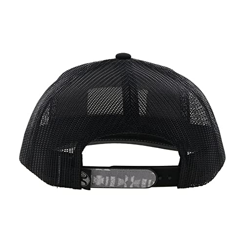 Hooey Doc Adjustable Mesh Back Trucker Hat With Logo Patch (Grey/Black) #TOP2