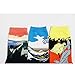 Deer Mum Men's Fashionable Colorful Soft Cotton Socks (5 Pack) (set5)One size
